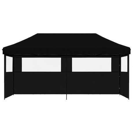 Vidaxx tente de fête pop-up pliable avec 3 parois latérales noir