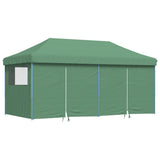 Vidaxl PartyTent Plegable plegable con 4 paredes laterales Verdes