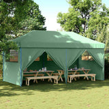 Tente de fête pop-up pliable Vidaxx avec 4 parois latérales verte
