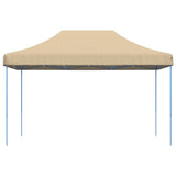 Vidaxl PartyTent Skládací vyskakovací okno 440x292x315 cm beige