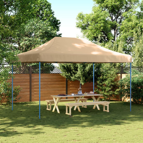 VidaXL tente de fête pliable pop-up 440x292x315 cm beige