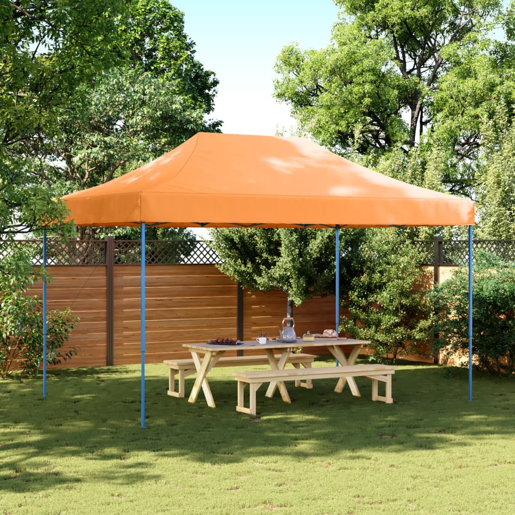 Vidaxl PartyTent Skládací vyskakovací okno 440x292x315 cm oranžová