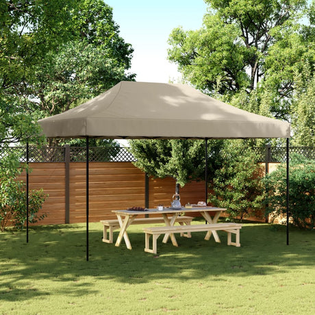 VidaXL tente de fête pliable pop-up 440x292x315 cm taupe