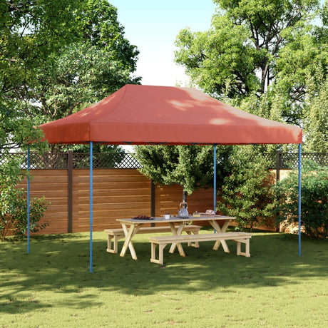 Tente de fête pop-up pliable Vidaxx 440x292x315 cm terre cuite