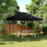 Vidaxl Partytent zložljivo pojavno okno 440x292x315 cm črno