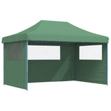 Vidaxl PartyTent Polable Polable avec 3 murs latéraux verts