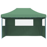 Vidaxl Partytent Foldable Pop-Up With 3 Side Walls Green