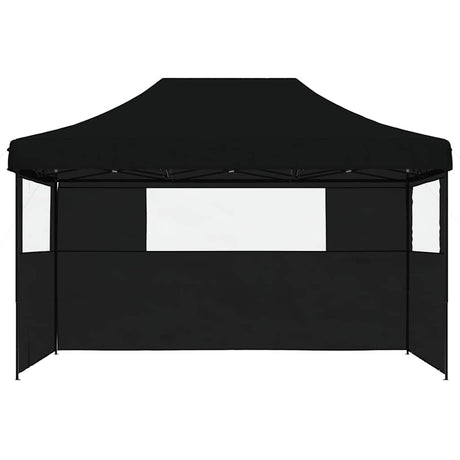 Vidaxx tente de fête pop-up pliable avec 3 parois latérales noir