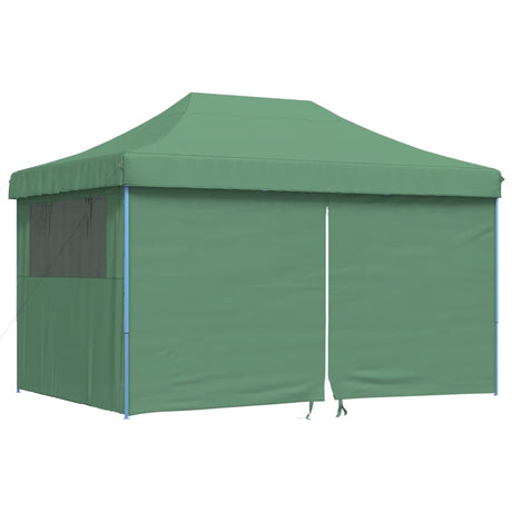 Tente de fête pop-up pliable Vidaxx avec 4 parois latérales verte