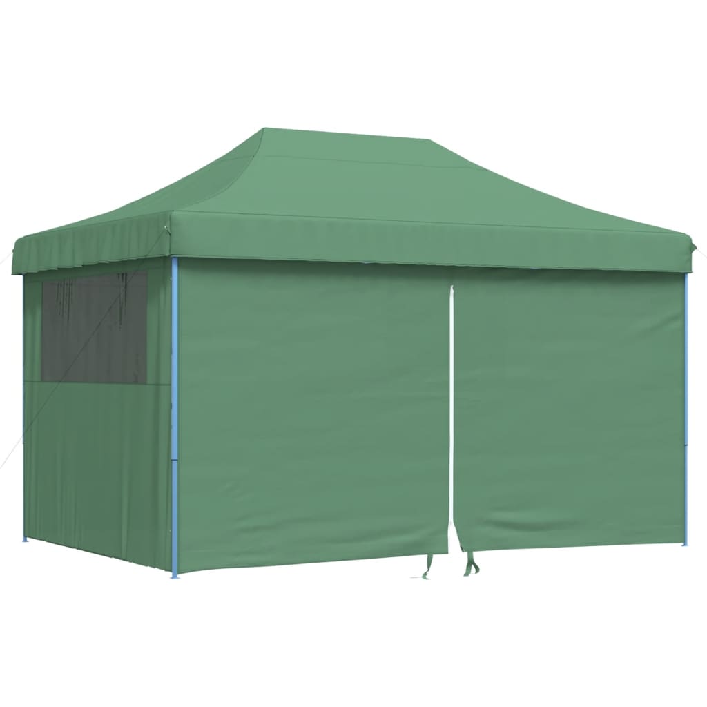 Vidaxl PartyTent Plegable plegable con 4 paredes laterales Verdes