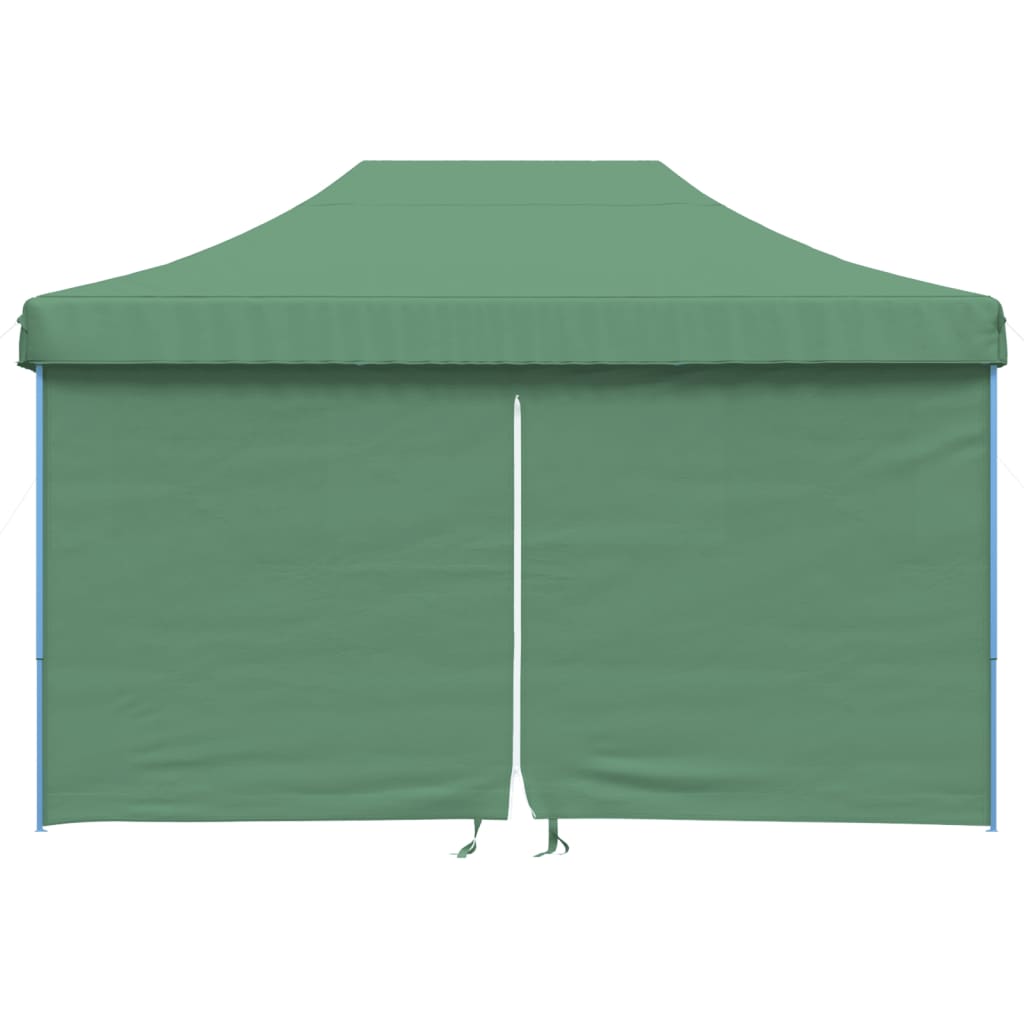 Tente de fête pop-up pliable Vidaxx avec 4 parois latérales verte