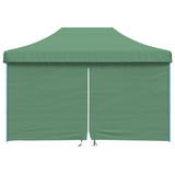 Tente de fête pop-up pliable Vidaxx avec 4 parois latérales verte