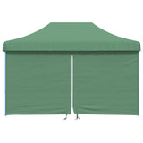 Vidaxl Partytent Polable Polable avec 4 murs latéraux verts