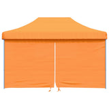 Tente de fête pop-up pliable Vidaxx avec 4 parois latérales orange