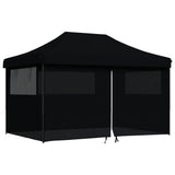 Vidaxx tente de fête pop-up pliable avec 4 parois latérales noir