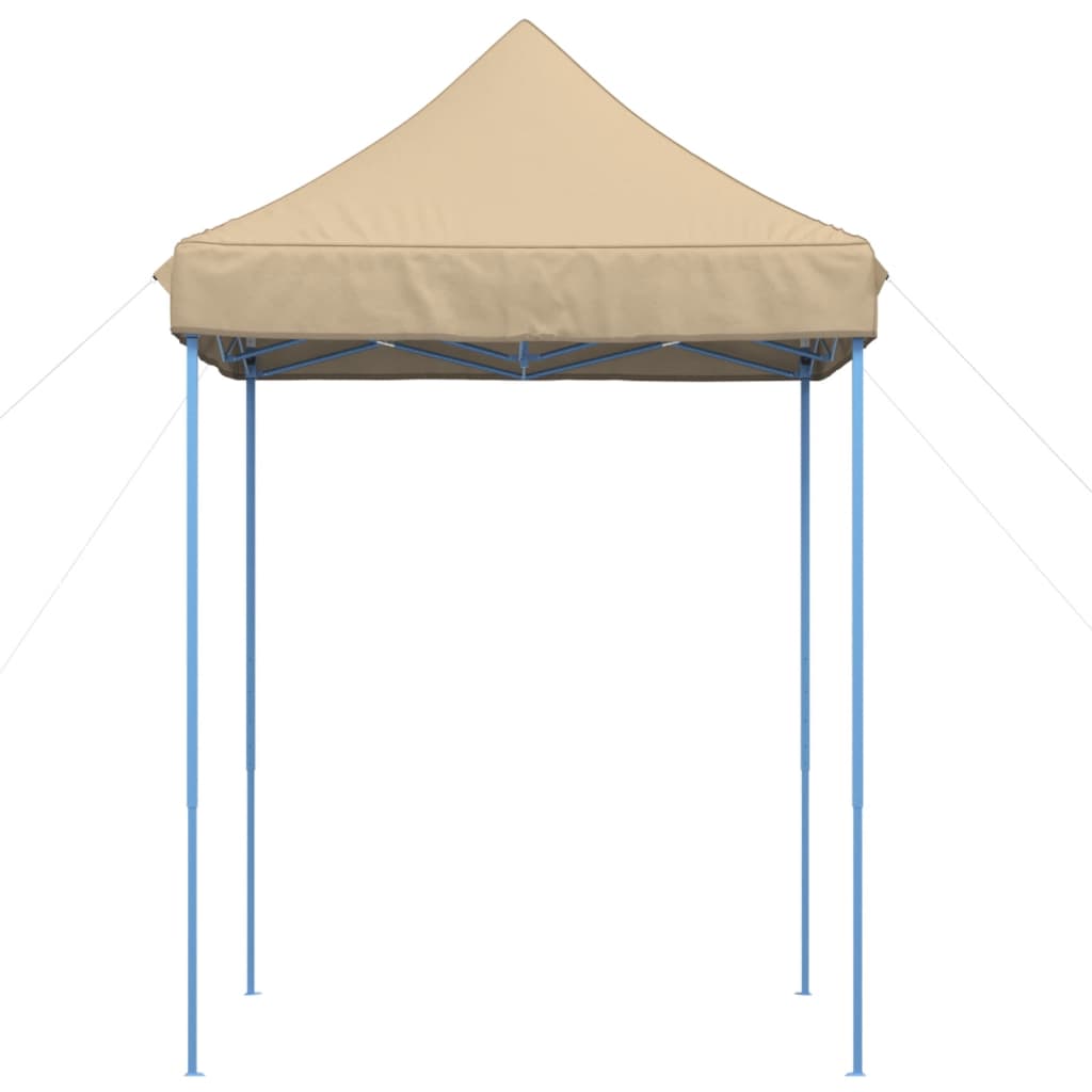 Vidaxl PartyTent Składane wyskakujące okienko 200x200x306 cm beżowe