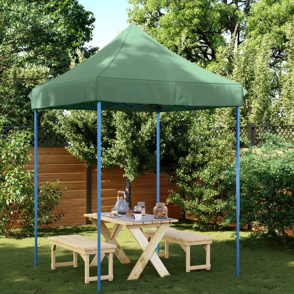 Vidaxl PartyTent sammenleggbar pop-up 200x200x306 cm grønn