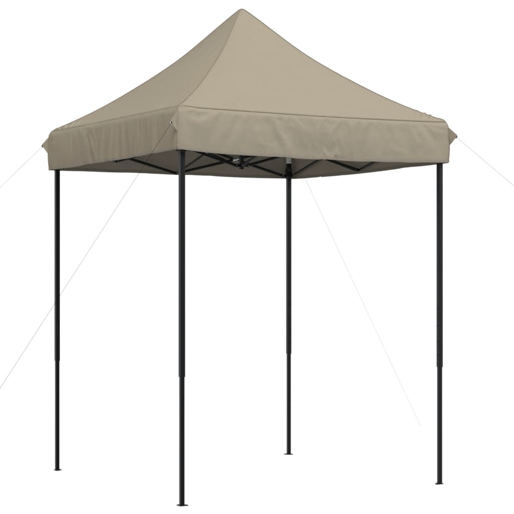 Vidaxl PartyTent Składane wyskakujące okienko 200x200x306 cm taupe