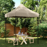 VidaXL tente de fête pliable pop-up 200x200x306 cm taupe
