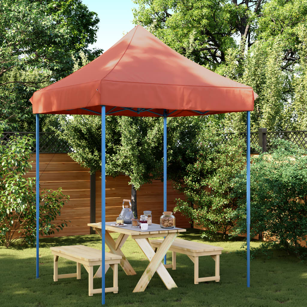 VidaXL tente de fête pliable pop-up 200x200x306 cm terre cuite