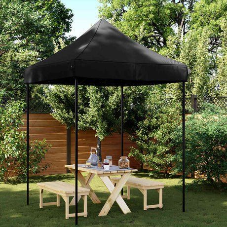 VidaXL tente de fête pliable pop-up 200x200x306 cm noir