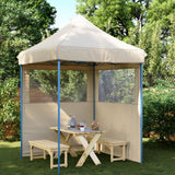 Vidaxx tente de fête pop-up pliable avec 2 parois latérales beige