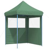Tente de fête pop-up pliable Vidaxx avec 2 parois latérales verte