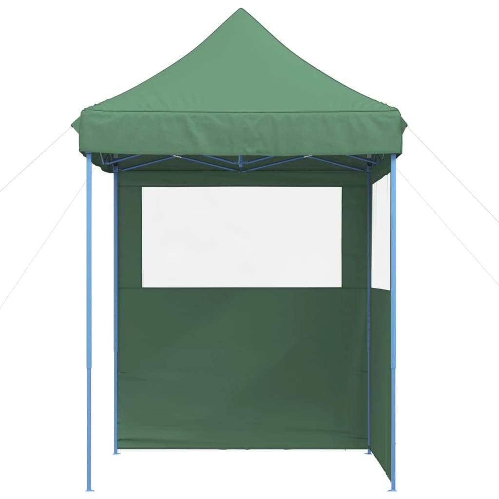 Tente de fête pop-up pliable Vidaxx avec 2 parois latérales verte