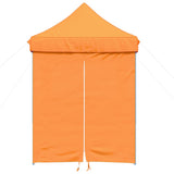 Tente de fête pop-up pliable Vidaxx avec 4 parois latérales orange