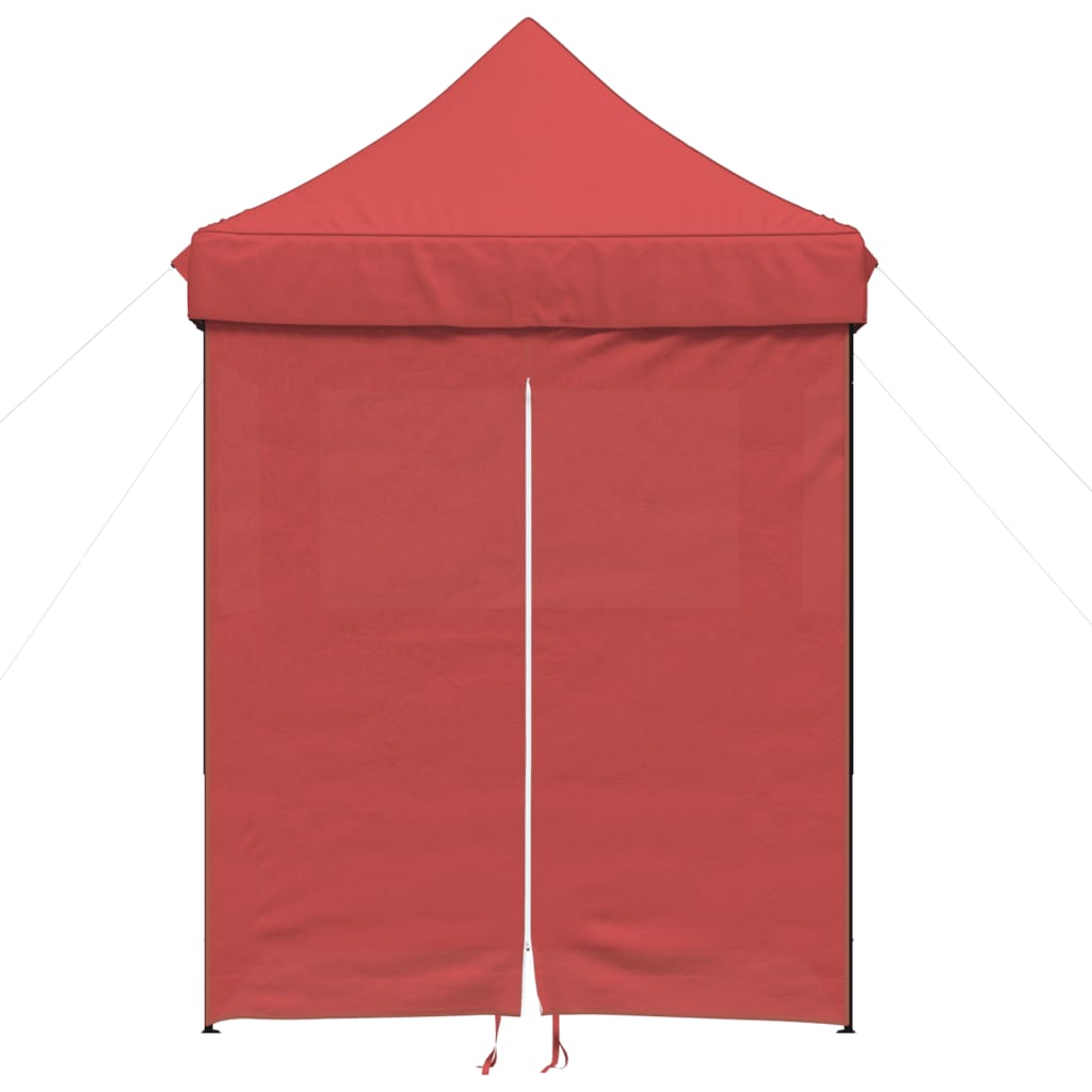 Vidaxl PartyTent Skládací vyskakovací okno se 4 bočními stěnami Bordeaux Red