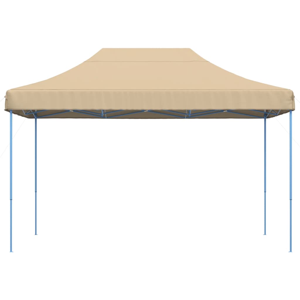 Vidaxl PartyTent Składane wyskakujące okienko 410x279x315 cm beżowe