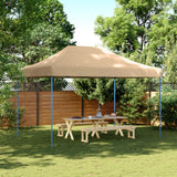 Vidaxl Partytent zložljivo pojavno okno 410x279x315 cm bež