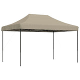 Vidaxl Partyentalt flappbar Pop-up 410x279x315 cm Taupe