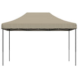 VidaXL tente de fête pliable pop-up 410x279x315 cm taupe