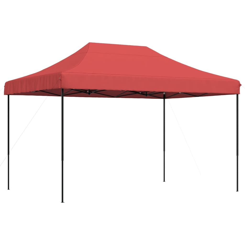 Vidaxl Parttent Foldbar pop-up 410x279x315 cm Bordeaux rød