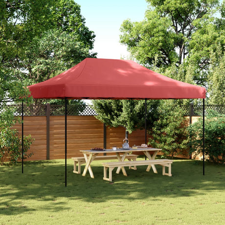 VidaXL tente de fête pliable pop-up 410x279x315 cm bordeaux