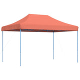 Tente de fête pop-up pliable Vidaxx 410x279x315 cm terre cuite