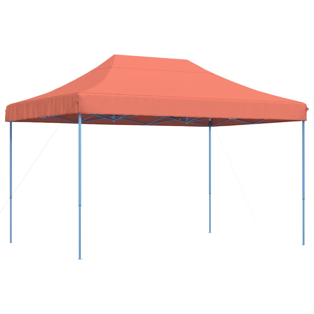 Vidaxl PartyTent sammenleggbar pop-up 410x279x315 cm terrakotta