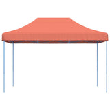Tente de fête pop-up pliable Vidaxx 410x279x315 cm terre cuite