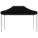 Vidaxl Partyentalt flappbar Pop-up 410x279x315 cm schwaarz