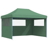 Tente de fête pop-up pliable Vidaxx avec 3 parois latérales verte