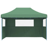 Tente de fête pop-up pliable Vidaxx avec 3 parois latérales verte