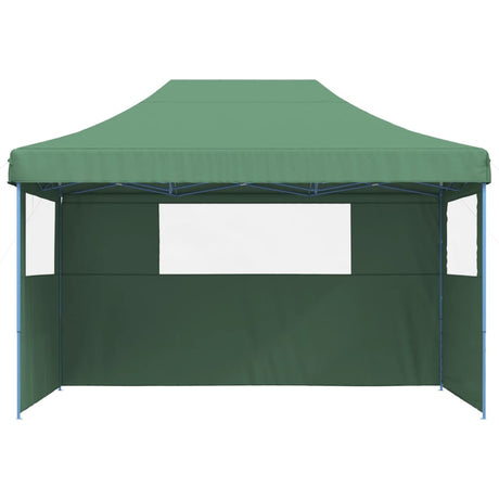 Tente de fête pop-up pliable Vidaxx avec 3 parois latérales verte