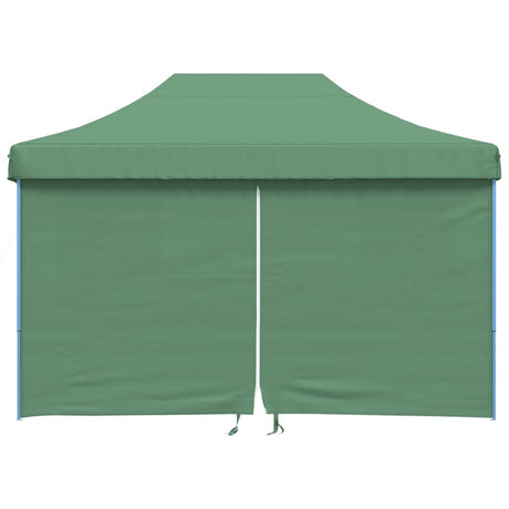 Tente de fête pop-up pliable Vidaxx avec 4 parois latérales verte