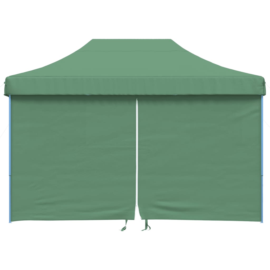 Vidaxl Partytent Polable Polable avec 4 murs latéraux verts