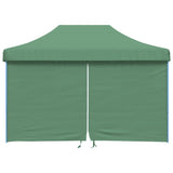 Vidaxl Partytent Polable Polable avec 4 murs latéraux verts