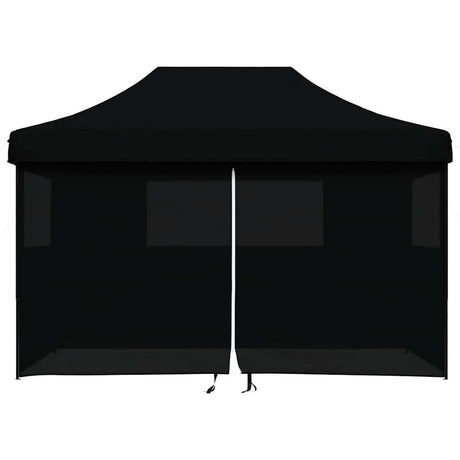 Vidaxx tente de fête pop-up pliable avec 4 parois latérales noir
