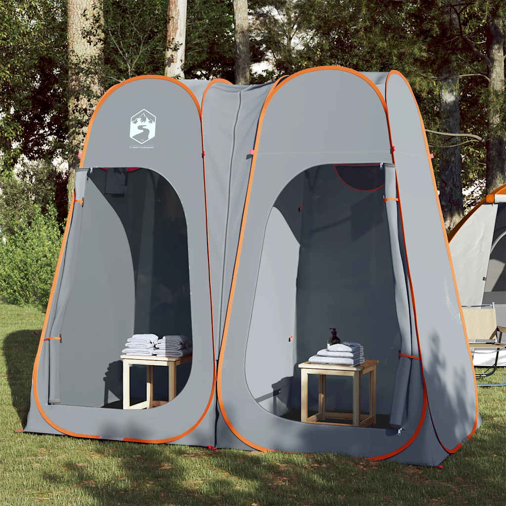 Vidaxx tente d'intimité pop-up imperméable gris et orange