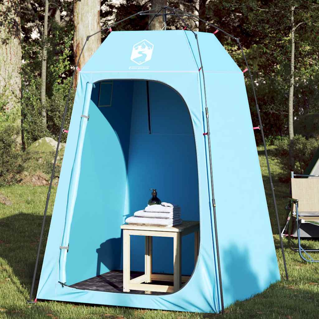 VidaXL tente d'intimité à dégagement rapide imperméable bleu