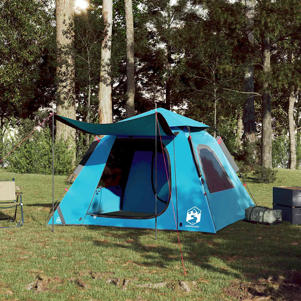 Vidaxl Dome Tent 4 Persona Fast Release Blue